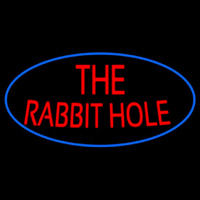 The Rabbit Hole Neon Skilt