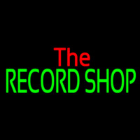 The Record Shop Block 1 Neon Skilt