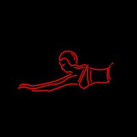 The Swimmer Neon Skilt