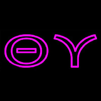 Theta Upsilon Neon Skilt