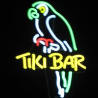 Tiki Bar Sculpture Mini Neon Light Neon Skilt