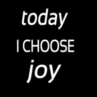 Today I Choose Joy Neon Skilt