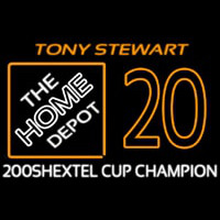 Tony Stewart 20 Nascar Neon Skilt