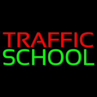 Traffic School Neon Skilt