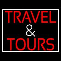 Travel And Tours Neon Skilt