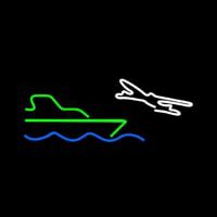Travel Logo Neon Skilt