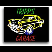 Tripp Garage Neon Skilt