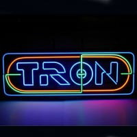 Tron Neon Skilt Butik Åben