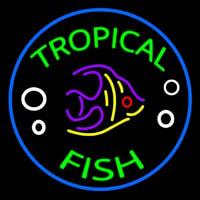 Tropical Fish Neon Skilt