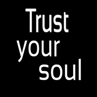 Trust Your Soul Neon Skilt