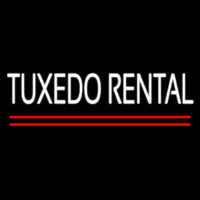 Tu edo Rental Block Neon Skilt