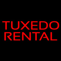 Tu edo Rental Neon Skilt