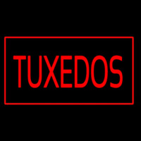 Tu edos Rectangle Red Neon Skilt