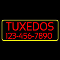 Tu edos With Phone Number Neon Skilt