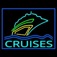 Turquoise Cruises Logo Neon Skilt