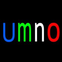 Umno Neon Skilt