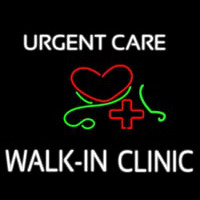 Urgent Care Walk In Clinic Neon Skilt