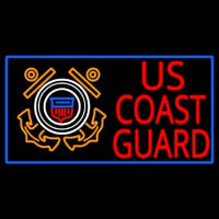 Us Coast Guard Logo Neon Skilt