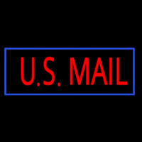 Us Mail Neon Skilt