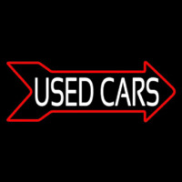 Used Cars Arrow Neon Skilt