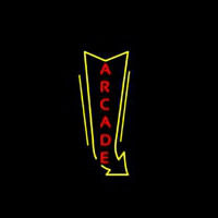 Vertical Arcade Logo Neon Skilt
