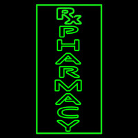 Vertical R  Pharmacy Neon Skilt
