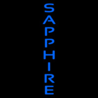 Vertical Sapphire Neon Skilt