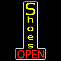 Vertical Shoes Open Neon Skilt