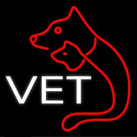 Vet Veterinary Neon Skilt