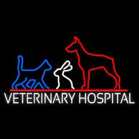 Veterinary Hospital Neon Skilt