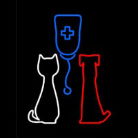 Veterinary Pet Clinic Neon Skilt