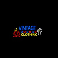 Vintage Clothing Neon Skilt