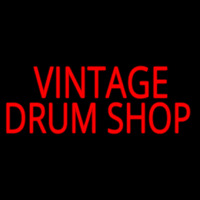 Vintage Drum Shop 1 Neon Skilt