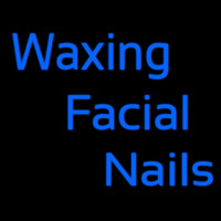 Wa ing Facial Nails Neon Skilt