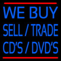 We Buy Sell Cds Dcds 2 Neon Skilt