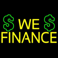 We Finance Dollar Logo Neon Skilt