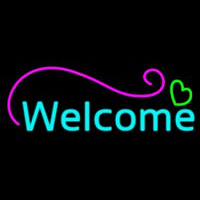 Welcome Love Neon Skilt