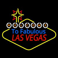 Welcome To Fabulous Las Vegas Neon Skilt