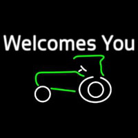 Welcomes You Logo Neon Skilt