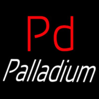 White Palladium Neon Skilt