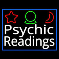 White Psychic Readings And Border Neon Skilt