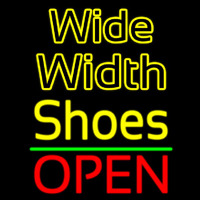 Wide Width Shoes Open Neon Skilt