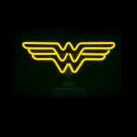 Wonder Woman Desktop Neon Skilt