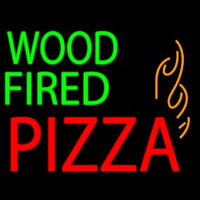 Wood Fired Pizza Neon Skilt