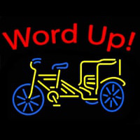 Word Up Neon Skilt