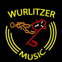Wurlitzer Music Neon Skilt