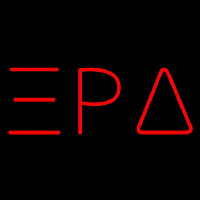 Xi Rho Delta Neon Skilt