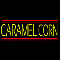 Yellow Caramel Corn Neon Skilt