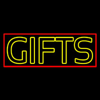 Yellow Gifts Neon Skilt