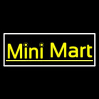 Yellow Mini Mart Neon Skilt